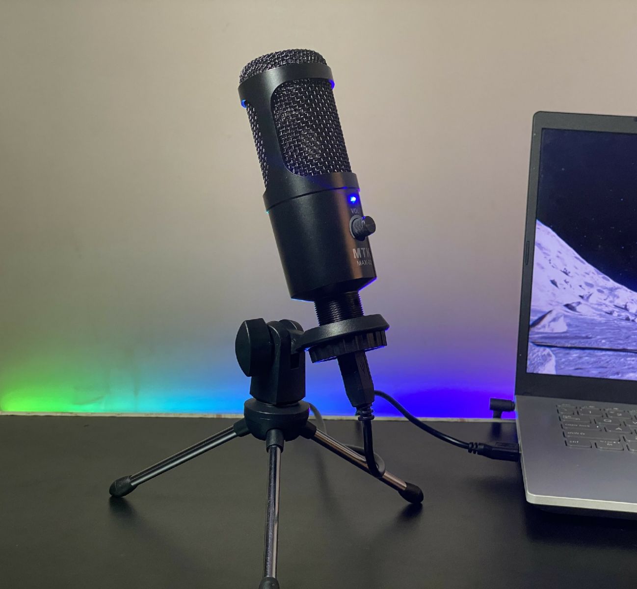 Micro Thu Âm Chuyên Nghiệp, Micro thu âm MTK Max-02 USB Chất Lượng Cao- Kết Nối Trực Tiếp Qua Cổng USB Không Cần Sound Card-  Tương Thích Hầu Hết Các Phần Mềm Thu Âm, Trò Chuyện, Livestream- Chống Ồn, Chống Nhiễu, Âm Thanh Trung Thực