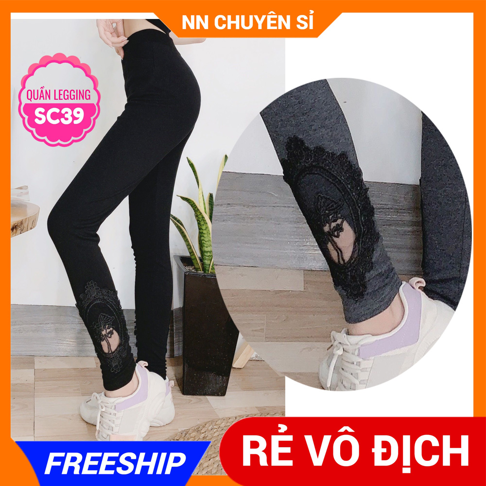 Quần legging thun cao cấp qlgsc - quần legging sọc - quần thun ôm - quần legging trơn 🛑 quần legging phối ren 🛑 quần thun ôm co giãn 🛑 quần body nữ 🛑 quần dài nữ chất thun đẹp 🛑