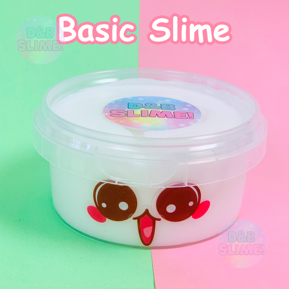 Basic slime màu trắng siêu dẻo 250ml - chất nhờn slime cao cấp giúp thư giãn