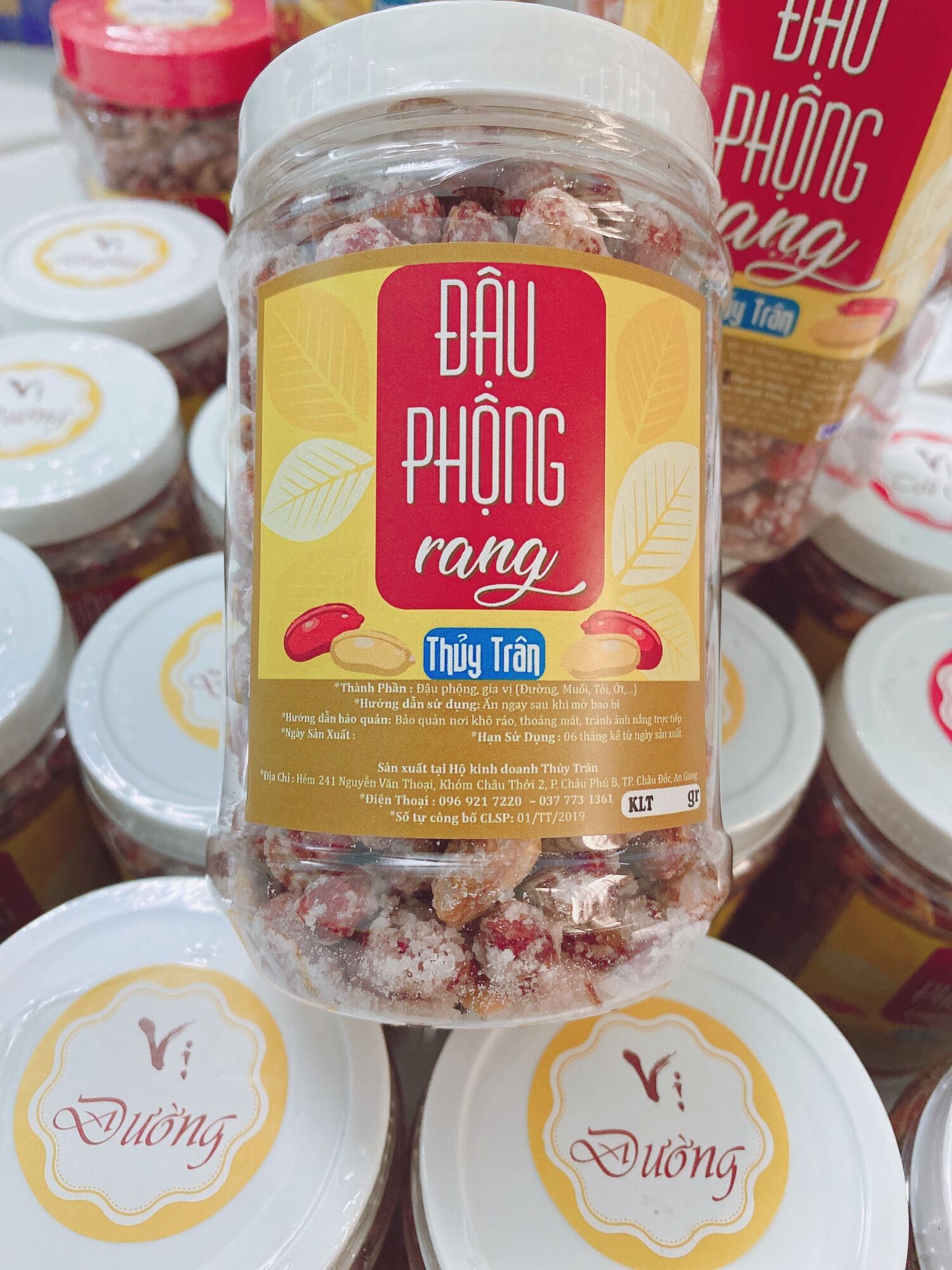 Đậu phộng rang đường - hũ 300gr.