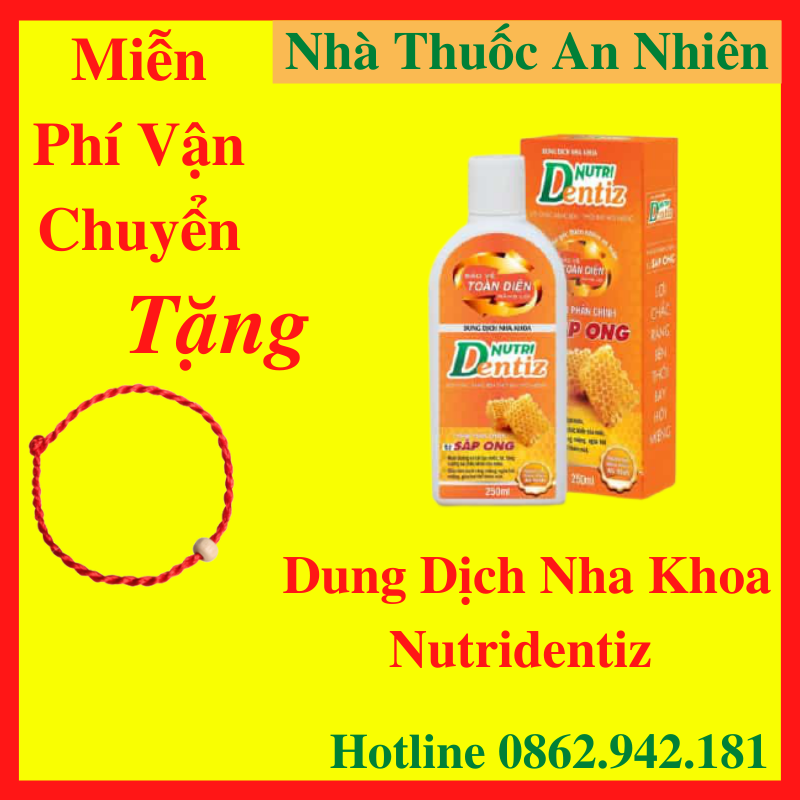 Nutridentiz dung dịch nha khoa nutridentiz - cho răng lợi chắc khỏe - an001