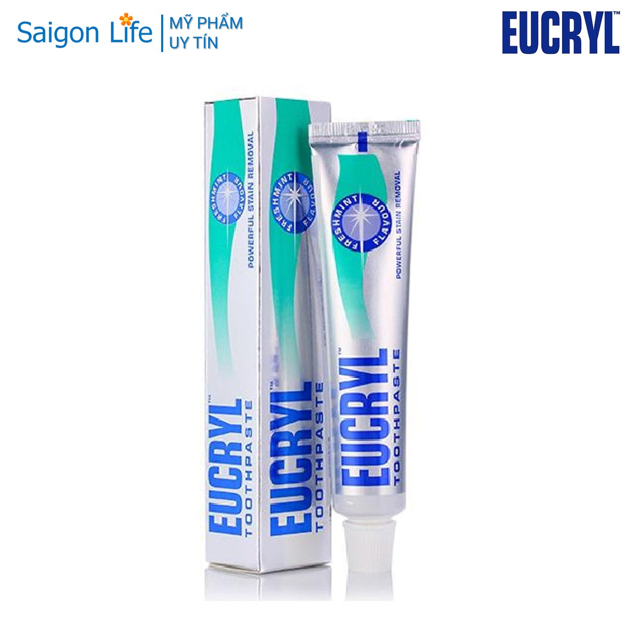 Kem đánh răng tẩy trắng Eucryl 62g