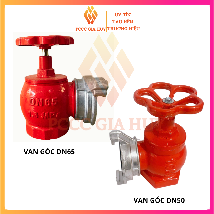Van góc dn50,dn65 - van cứu hoả - van dùng trong pccc