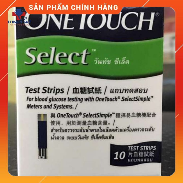 Que Thử Đường Huyết Onetouch Select