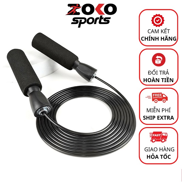 Dây nhảy thể lực giảm cân giá rẻ 2,9m điều chỉnh được