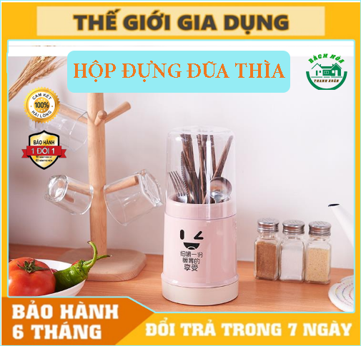 Hộp, ống đựng đũa, muỗng, thìa... có nắp đậy chống bụi cao cấp tiện dụng chắc chắn