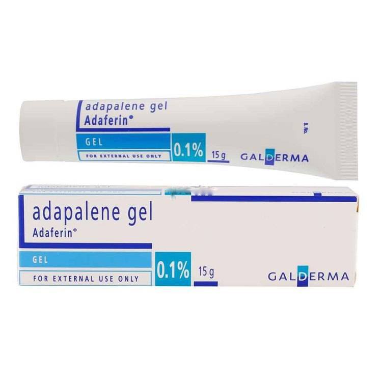 ✅ Adaferin Gel 0,1%- Gel Adapalene 0,1 % cho da dầu mụn 15g