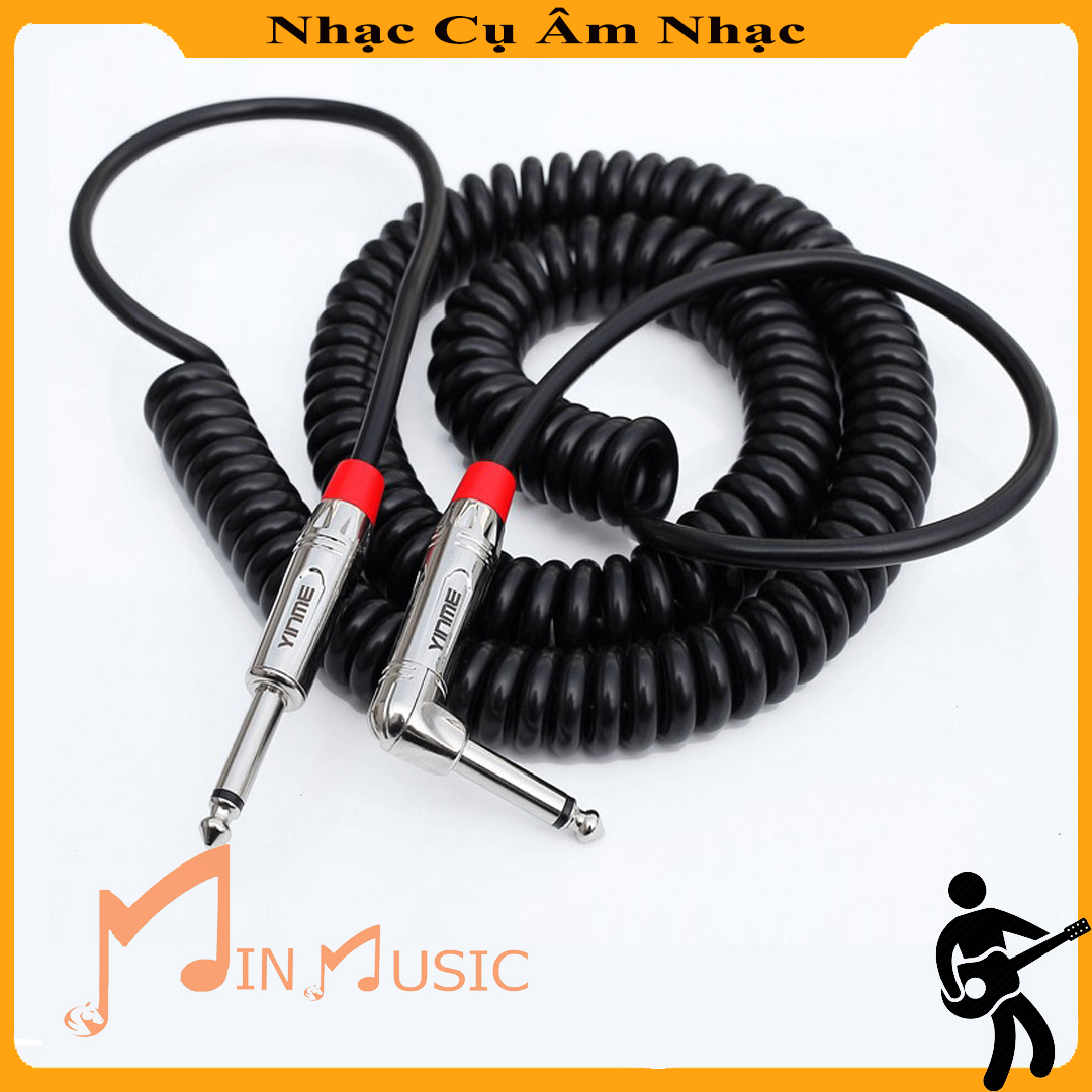 Dây line (Jack) Lò Xo Kết Nối Guitar | dùng không gian hẹp