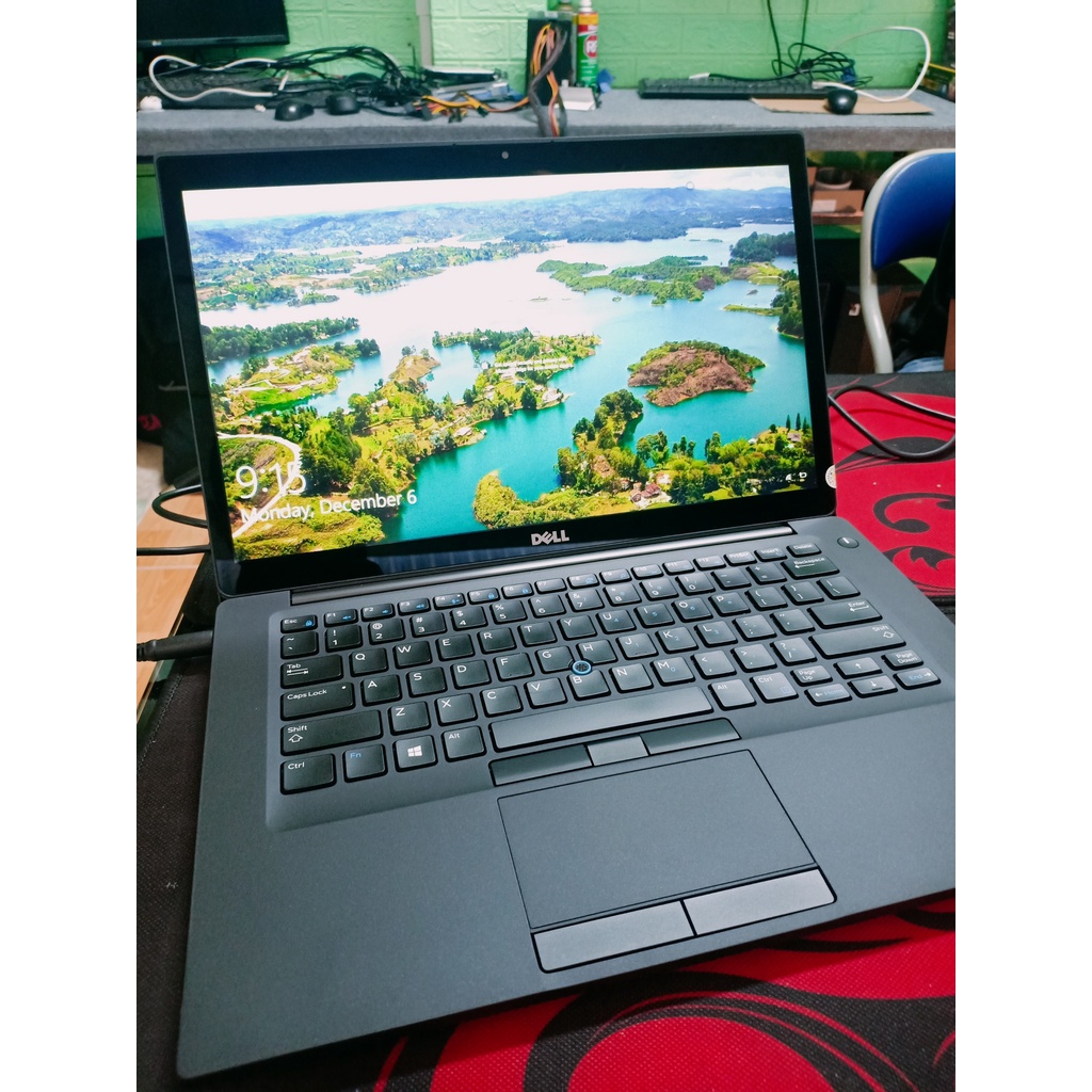 Laptop dell7480 7300/8g/ssd 256g màn 14in cảm ứng 2k + bàn phím led giá tt