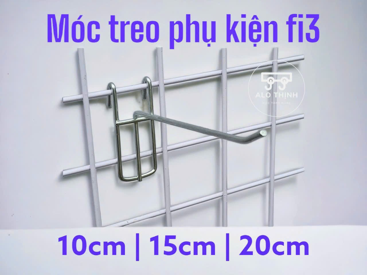 Combo 10 móc cài lưới mạ kẽm fi 3 giá rẻ -vt3301