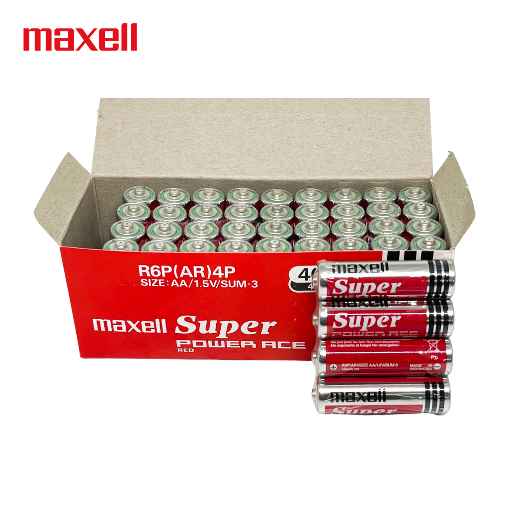 Hộp pin aa maxell 1,5v siêu bền - hàng nhập khẩu