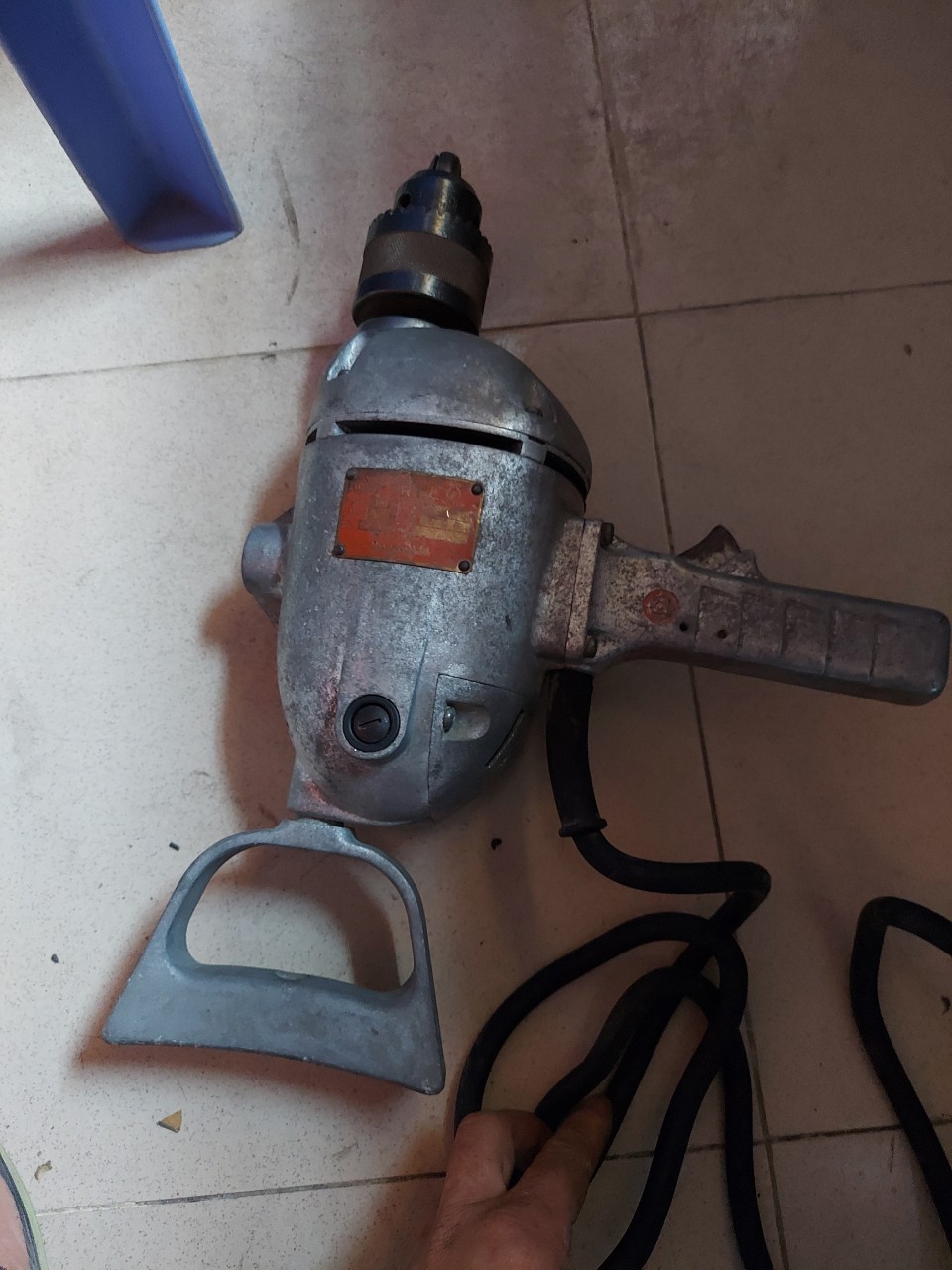 Máy khoan tua chậm Hitachi đầu kẹp 16mm Hàng bãi nhật