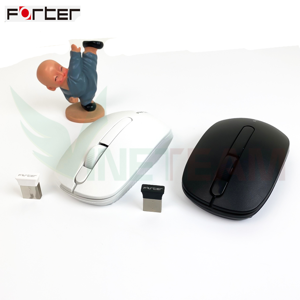 Chuột Không Dây Forter V1, Chuột Cơ Bản USB 2.4G, 1600DPI, Tiết Kiệm Điện Thông Minh, Tự Động Ngủ Cho Máy Tính Xách Tay/PC/Máy Tính/Điện Thoại/Máy Tính Xách Tay Chuột Giá Rẻ