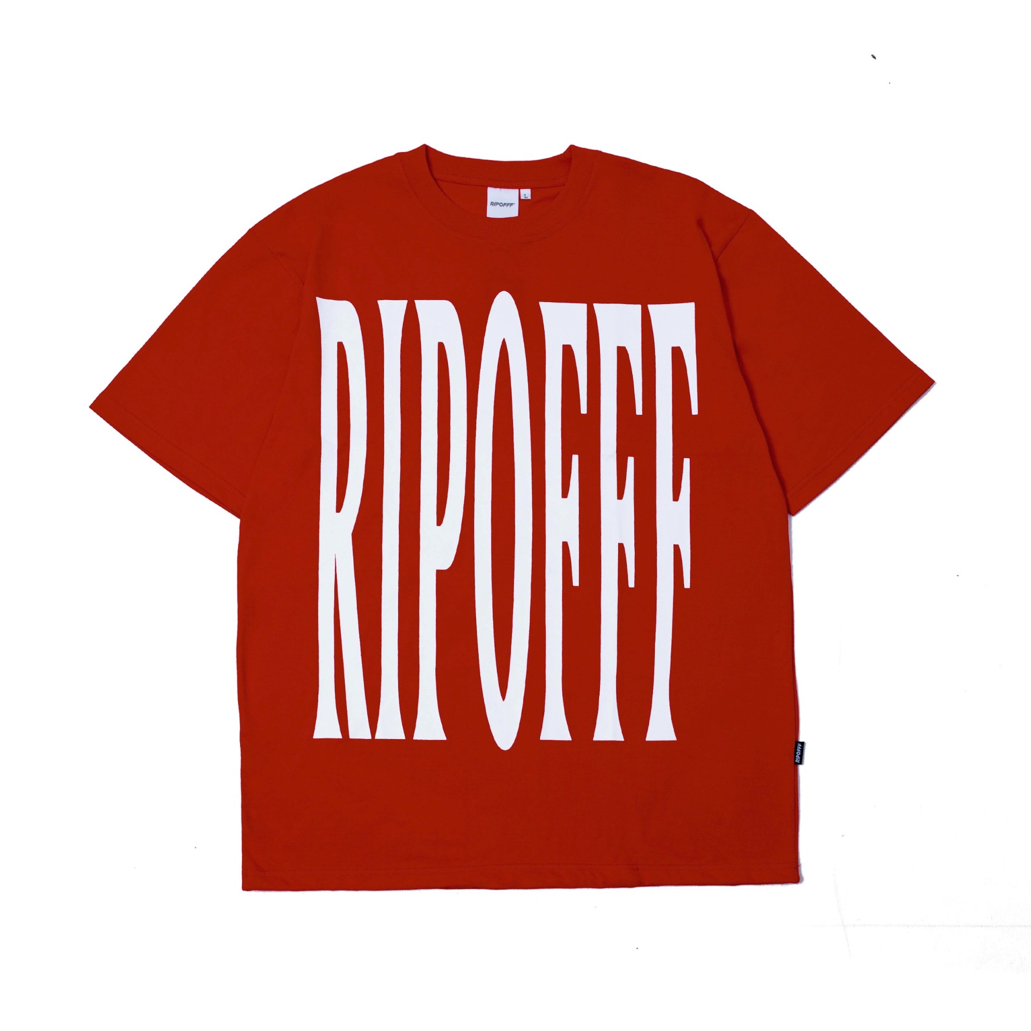 Ripofff big logo t-shirt - red
