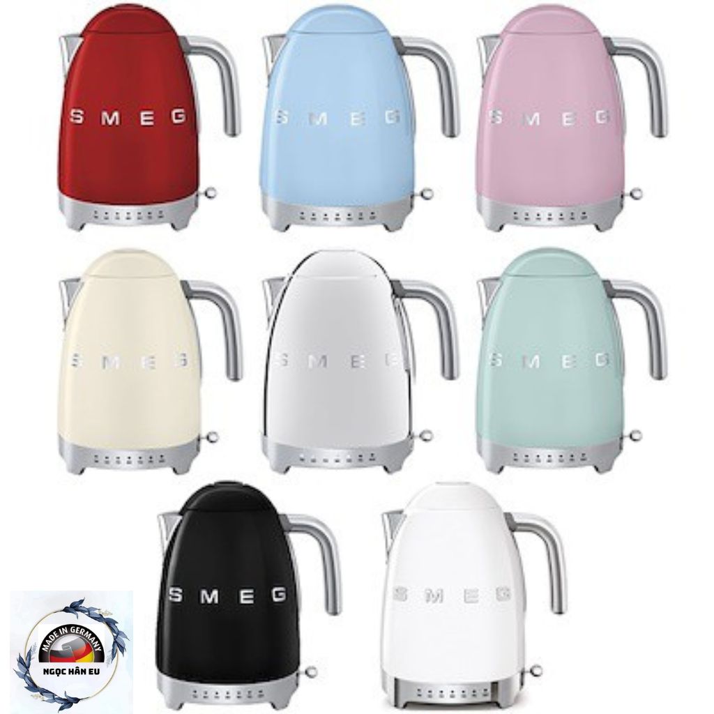 Ấm siêu tốc smeg có điều chỉnh nhiệt độ klf04pgeu - klf04 klf04rdeu