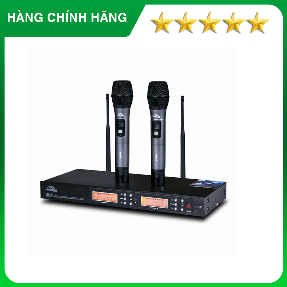 Micro không dây Himedia Home UHX5, tiếng sáng trong, chống hú tốt