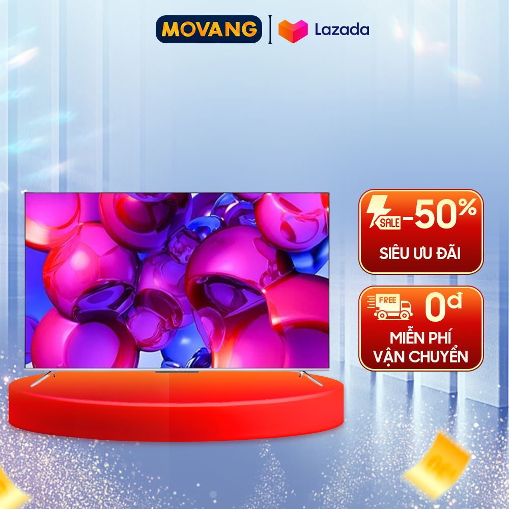 [GIAO TẠI HCM] -  Android Tivi TCL 65 inch 65P715 - Android 9.0 Remote thông minh Công suất 160 W