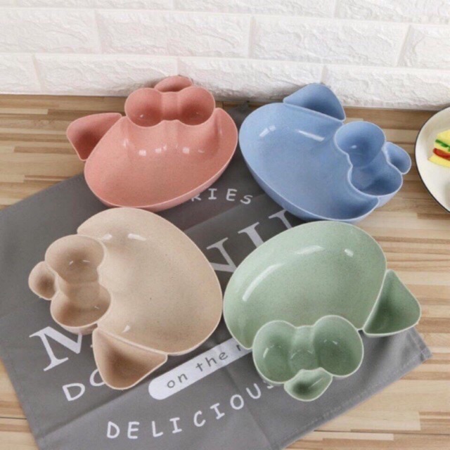 Bát ăn dặm lúa mạch hello kitty
