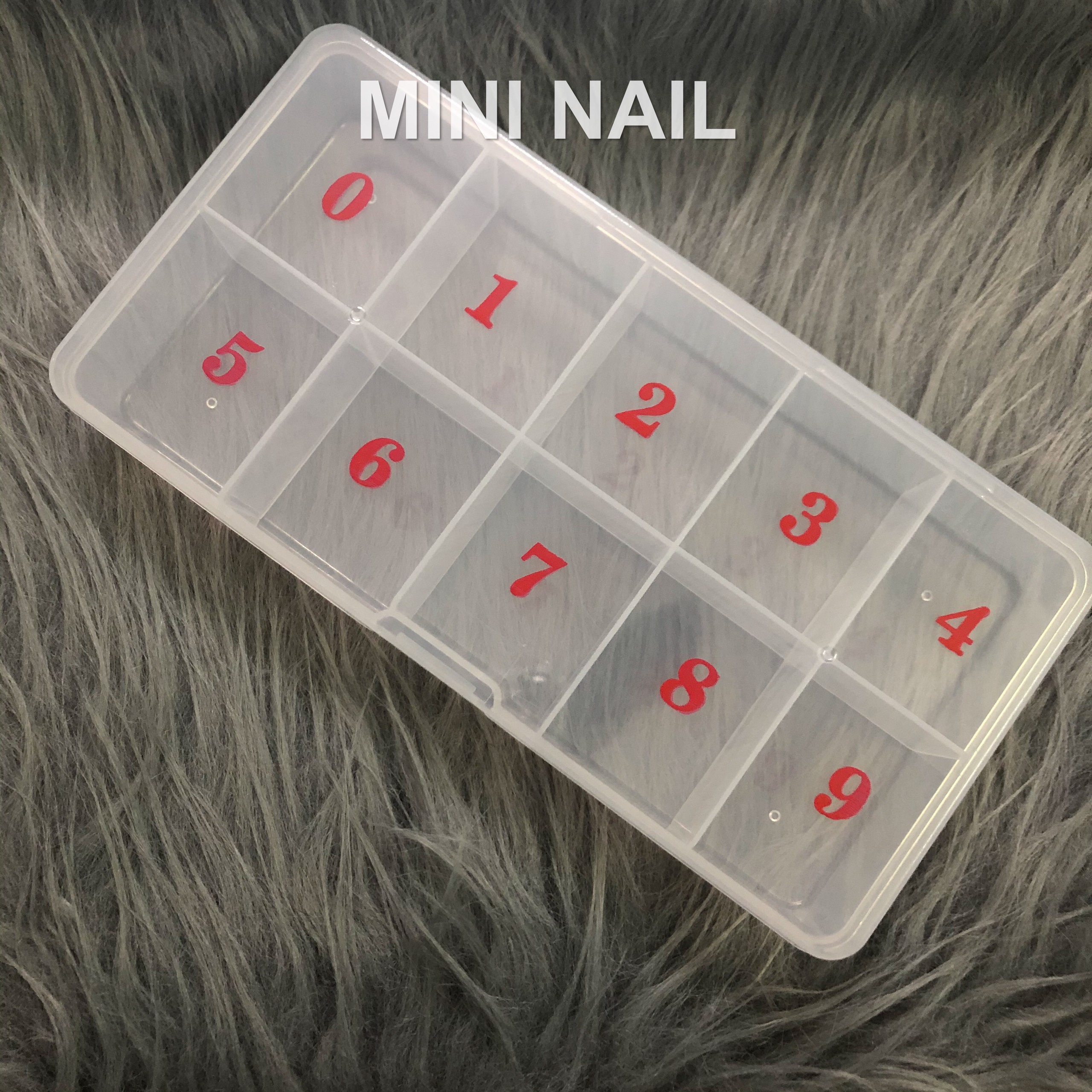 Hộp đựng móng giả, phụ kiện nail