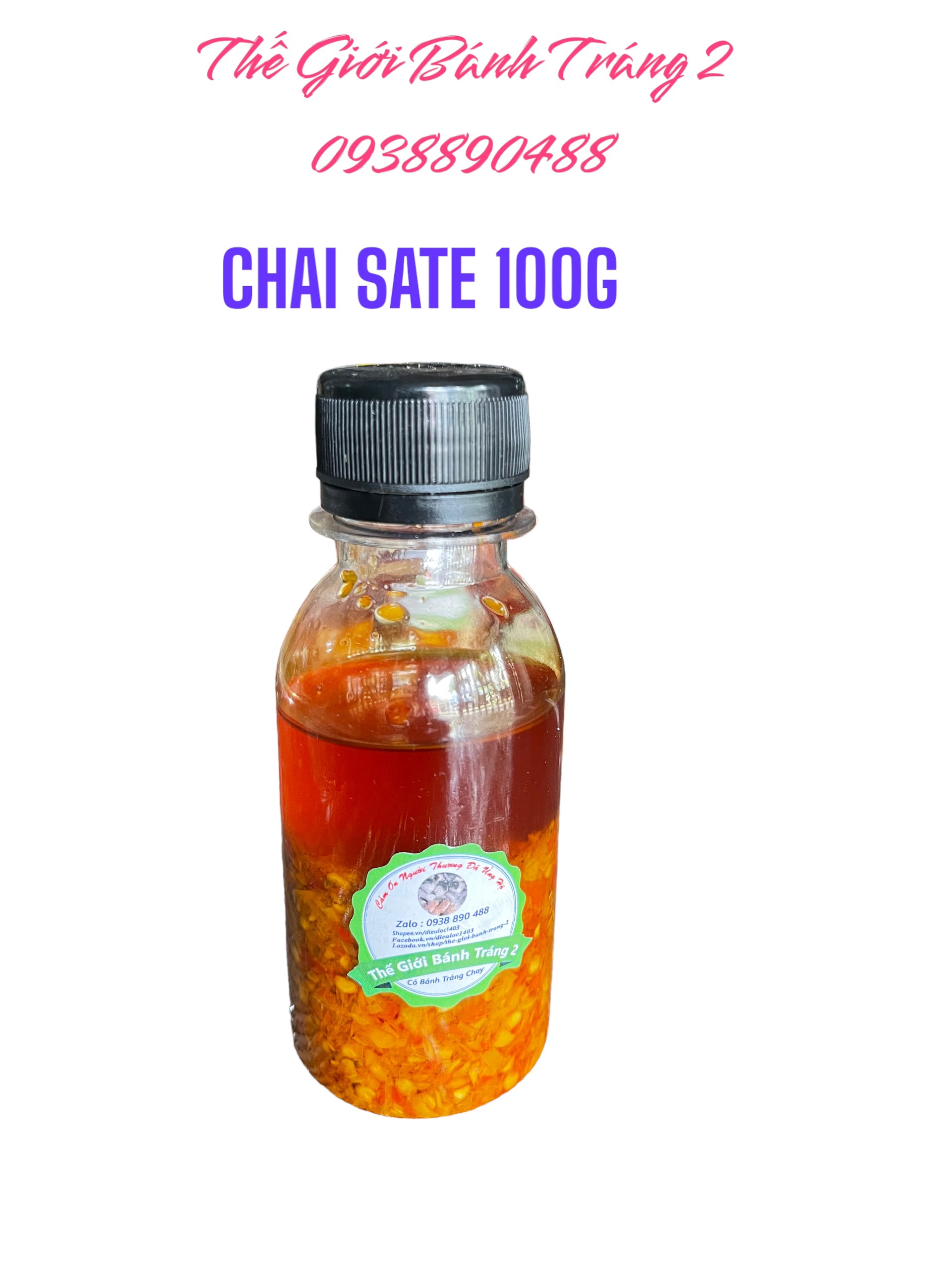 [HCM]Hủ 100gr sate cay thơm dùng chung bánh tráng
