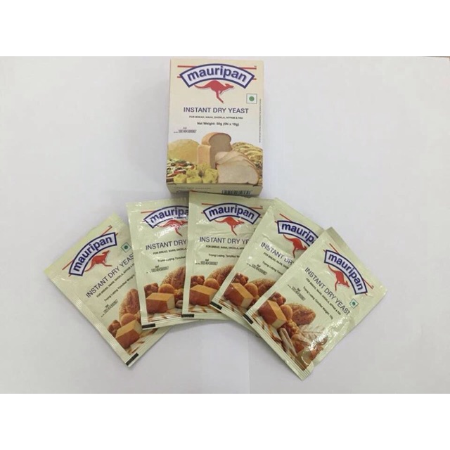 Men khô Mauripan 10g / Men nở bánh mì Mauri