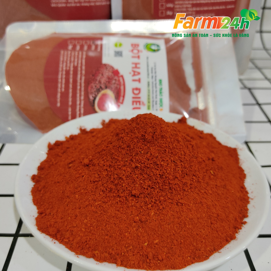Bột hạt điều nguyên chất gia vị tạo màu sắc bắt mắt và thơm ngon cho các món ăn, 100% thiên nhiên, không pha tạp | Farm24h