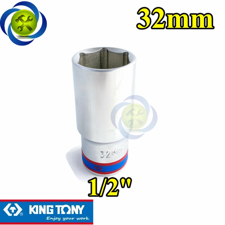 Tuýp 32mm 1/2 kingtony 423532m loại dài 6 cạnh màu trắng mã sp: