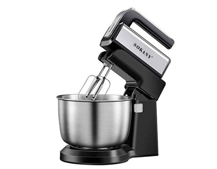 Máy đánh trứng  sokany sk-6652  trộn thực phẩm kiểu dáng châu âu, thân máy bằng thép không gỉ sang trọng, công suất mạnh mẽ 500w, Hàng nhập khẩu chánh hãng