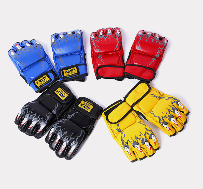 Găng tay Boxing Hở ngón Wolon MMA