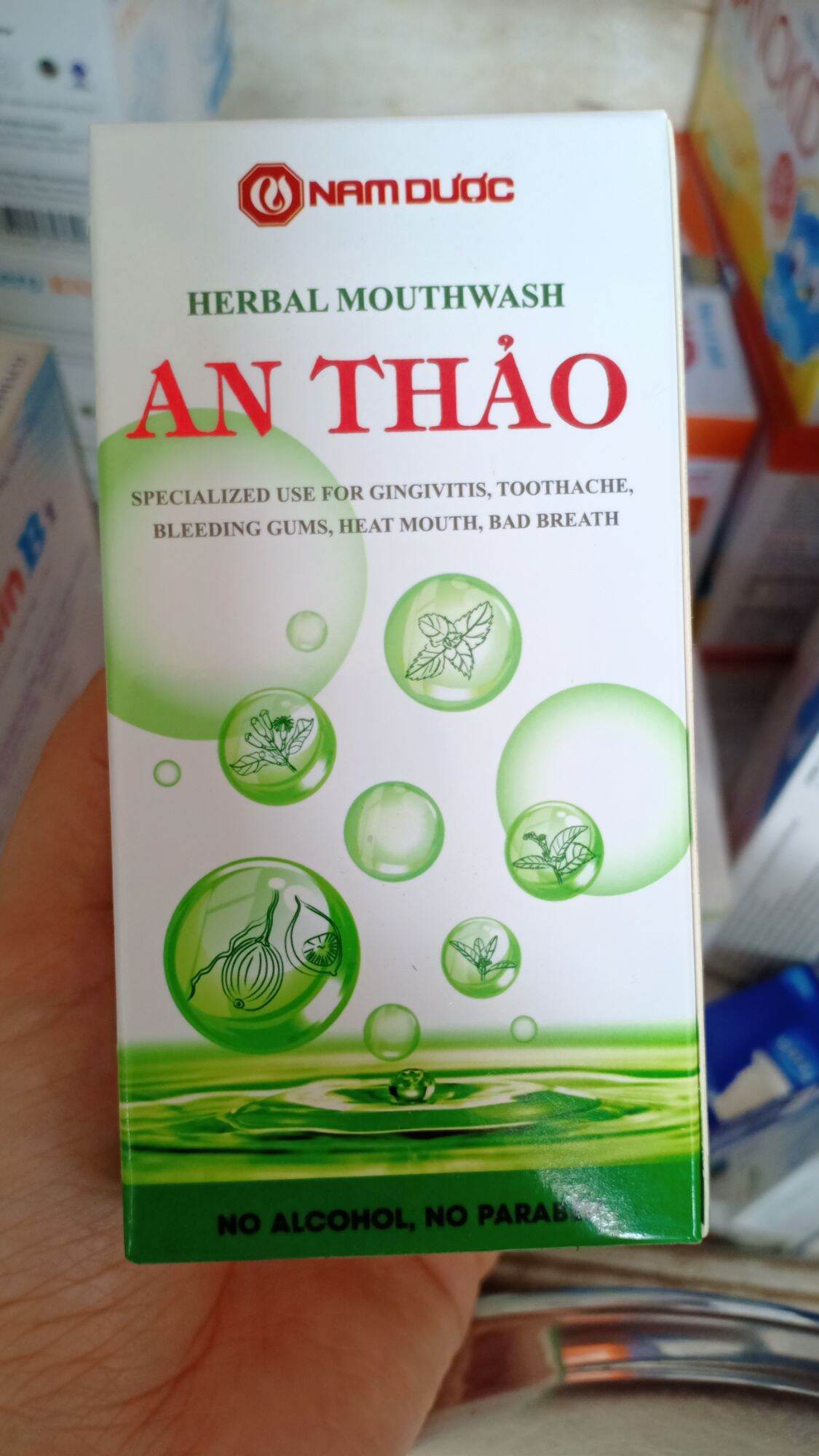 Nước súc miệng thảo dược An Thảo