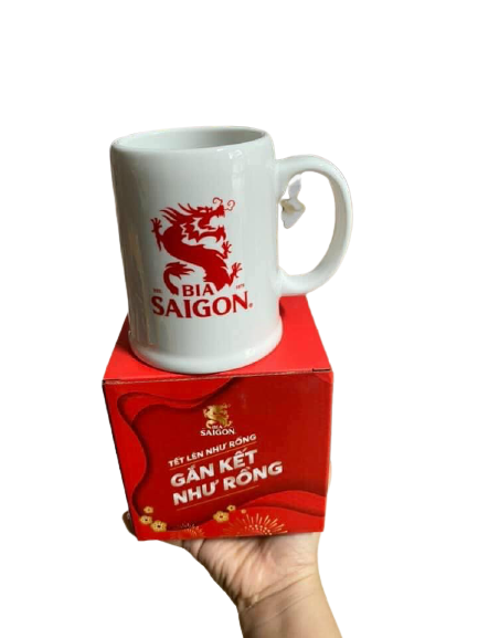Ly sứ Minh Long hàng Quà Tăng Bia Saigòn