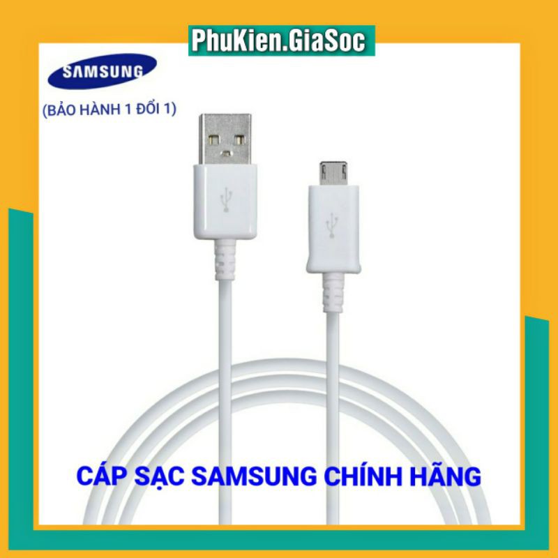 Cáp sạc samsung s7 micro hỗ trợ sạc nhanh - các dòng androi dài 1m2