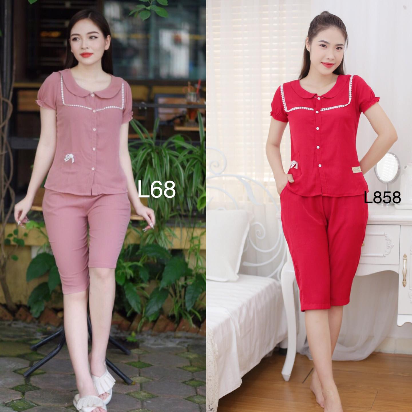 Đồ bộ nữ lửng ,quần áo mặc nhà, đồ ngủ