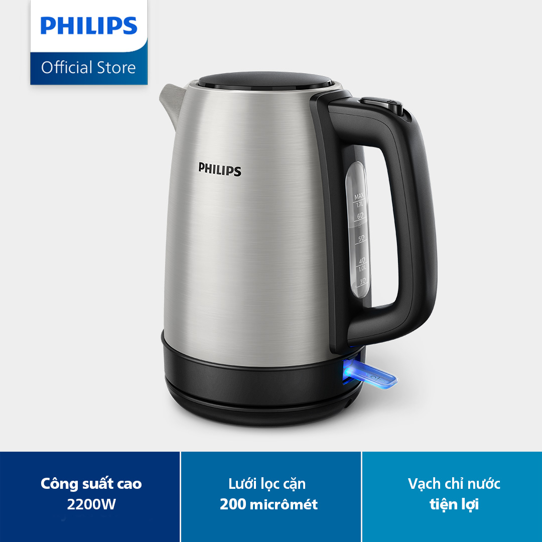 Bình đun siêu tốc philips hd9350/90 - hàng phân phối chính hãng