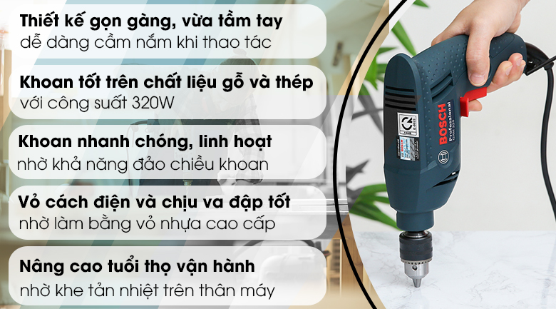 Máy khoan bosch gbm 320