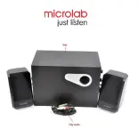 Loa Siêu Trầm Bass Siêu Khủng Nghe Nhạc Hay, Loa Vi Tính Bluetooth Microlab M-280BT 2.1 Công Suất Lớn, Loa Chơi Game Xem Phim Sống Động Âm Thanh Trong Trẻo, Bao Gồm 1 Loa Siêu Trầm Và 2 Loa Vệ Tinh