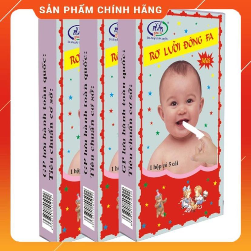 Rơ lưỡi đông pha cho bé - combo 10 hộp