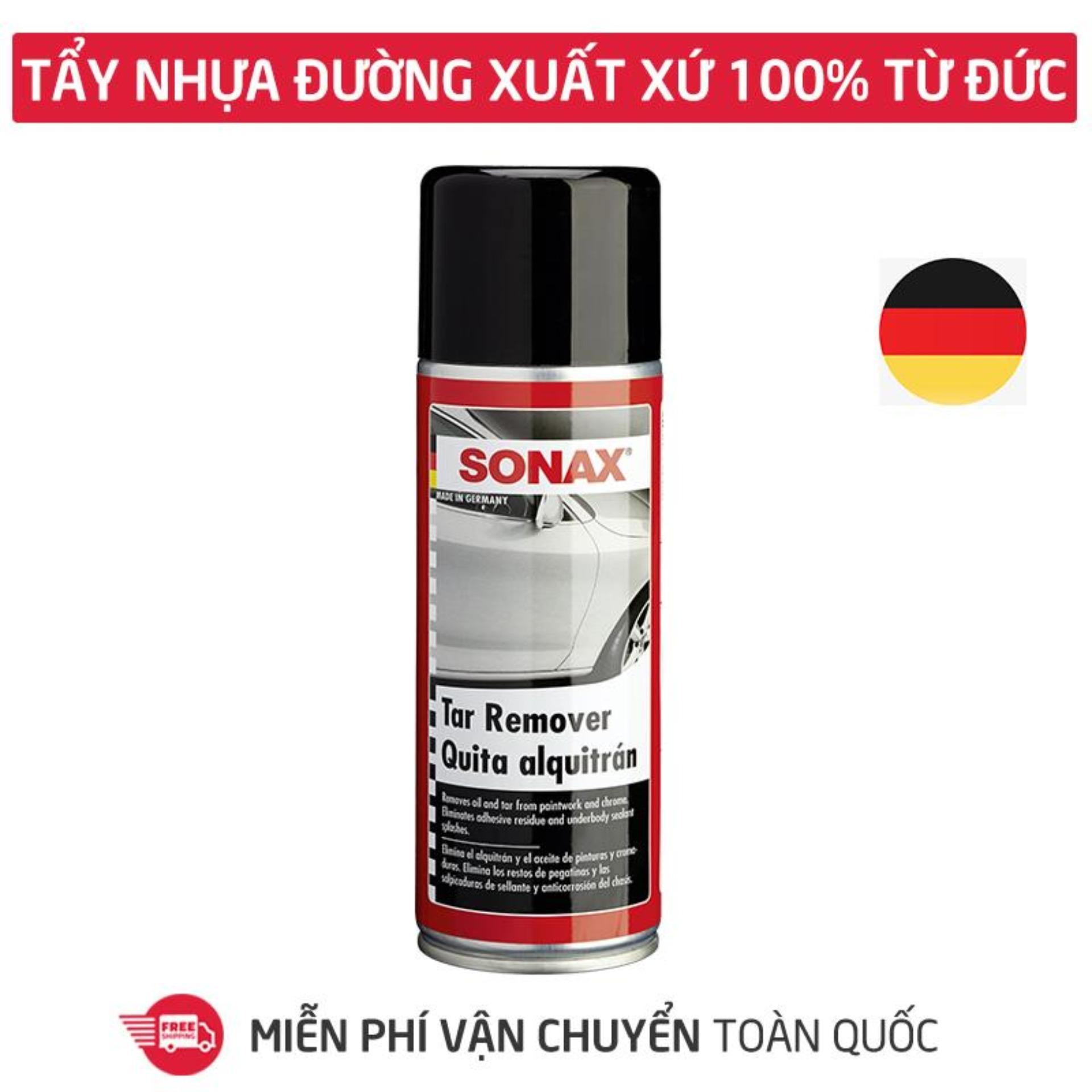 [HCM]Chai xịt tẩy rửa nhựa đường Sonax Tar Remover bình phun loại bỏ dầu nhựa đường bám trên xe hơi ô tô xe tải xe khách_SN-334200