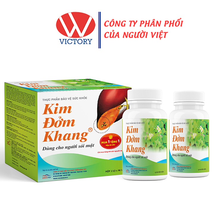 [HCM]Kim Đởm Khang (Hộp 180 Viên) - Giúp Tăng Cường Sức Khỏe Gan Mật - TẶNG 1 HỘP 30 VIÊN