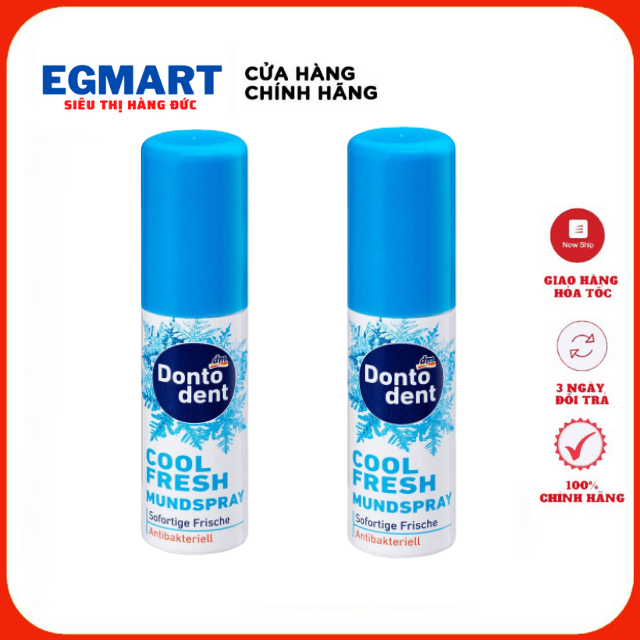 Xịt thơm miệng & diệt khuẩn vòm miệng dontodent, prokudent -nội địa đức