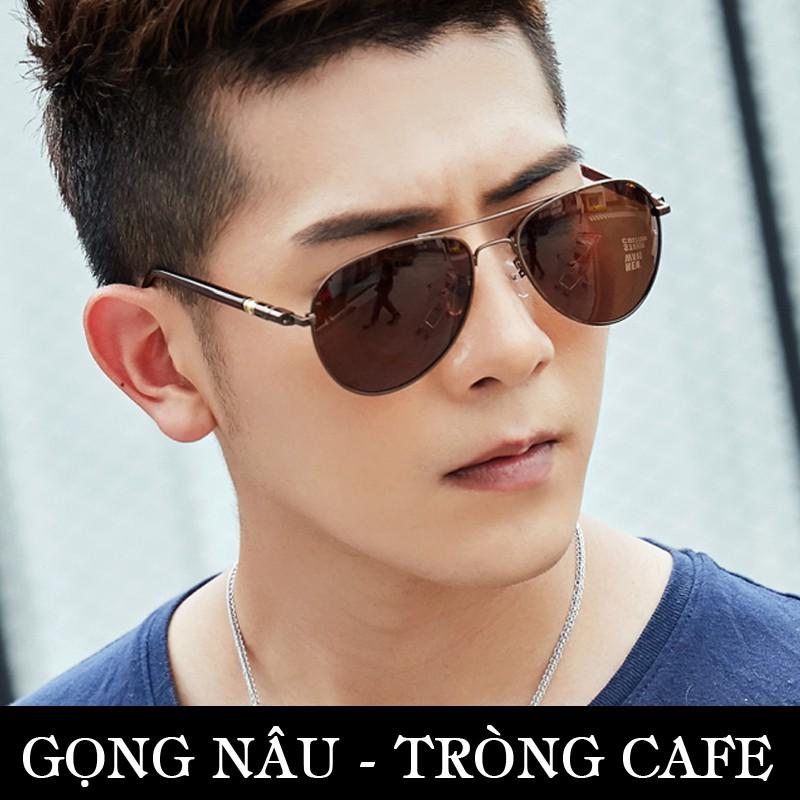 [HCM]Kính mát Lái xe phân cực Nam Chất lượng cao cấp gọng phi công đeo đi chơi câu cá thời trang bền đẹp Nhật Bản K-209