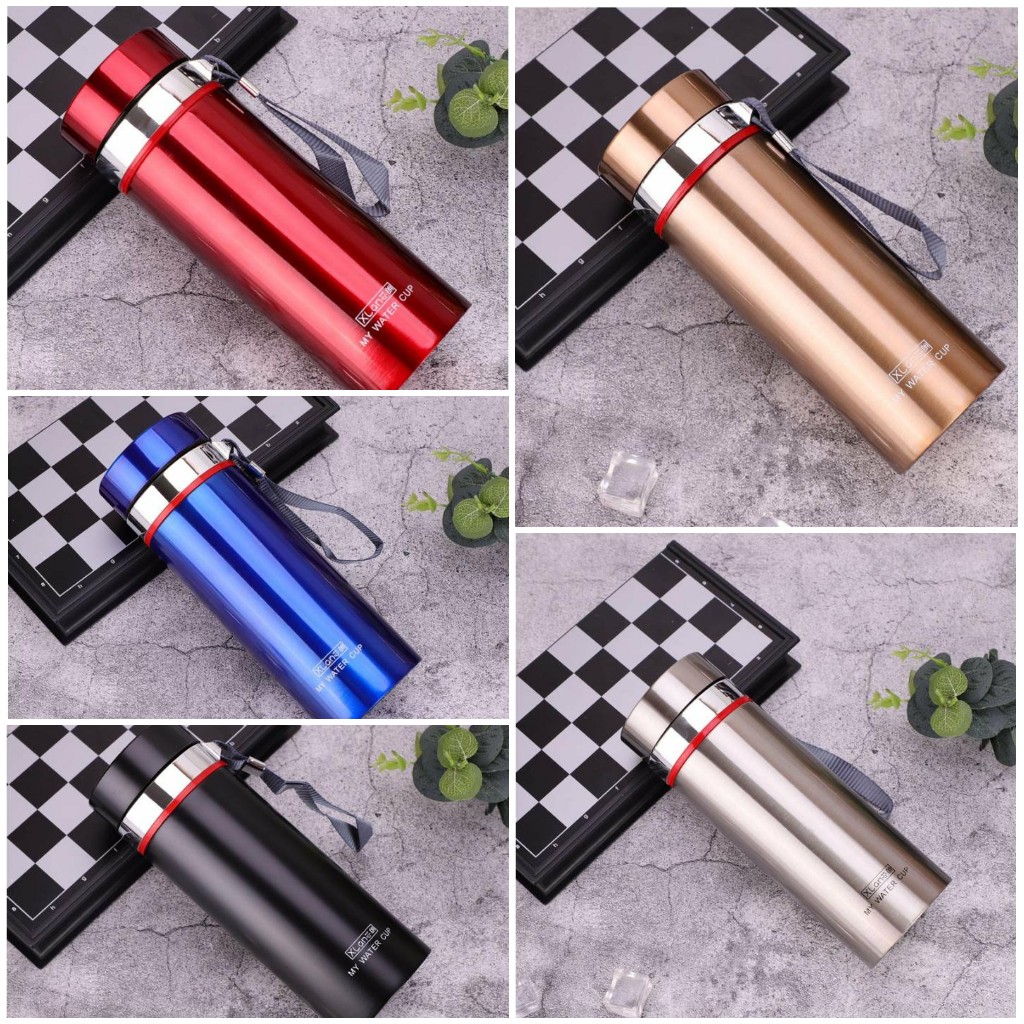 Bình giữ nhiệt, bình nước giữ nhiệt inox 2 lớp 304 1000ml giữ lạnh 24h Thiết kế tiện dụng Có lưới inox chắn đá, binh giu nhiệt, binh nuoc giu nhiet, ly giữ nhiệt