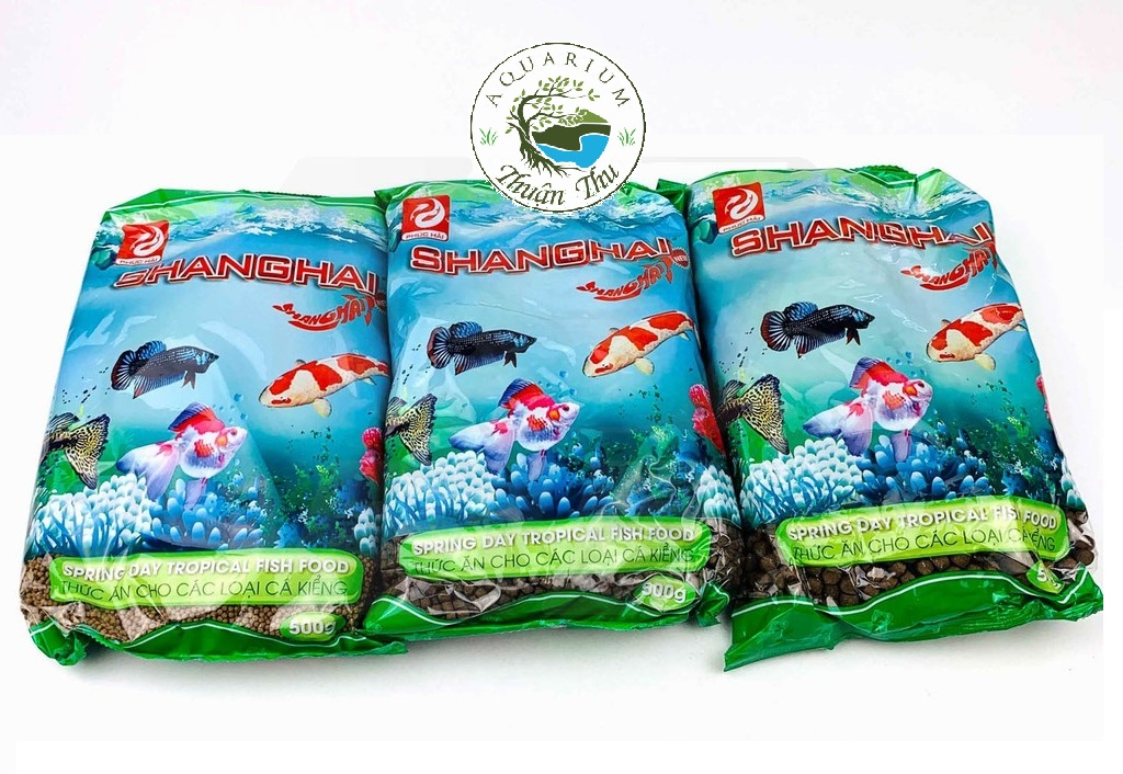 Thức ăn cho các loại cá kiểng hạt nhỏ hạt to 2mm 4mm 6mm - 100gr 500gr