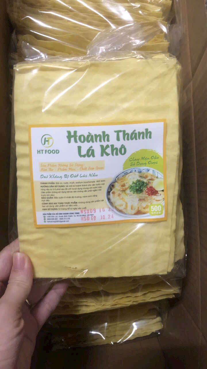 Hoành thánh lá khô bịch 500g