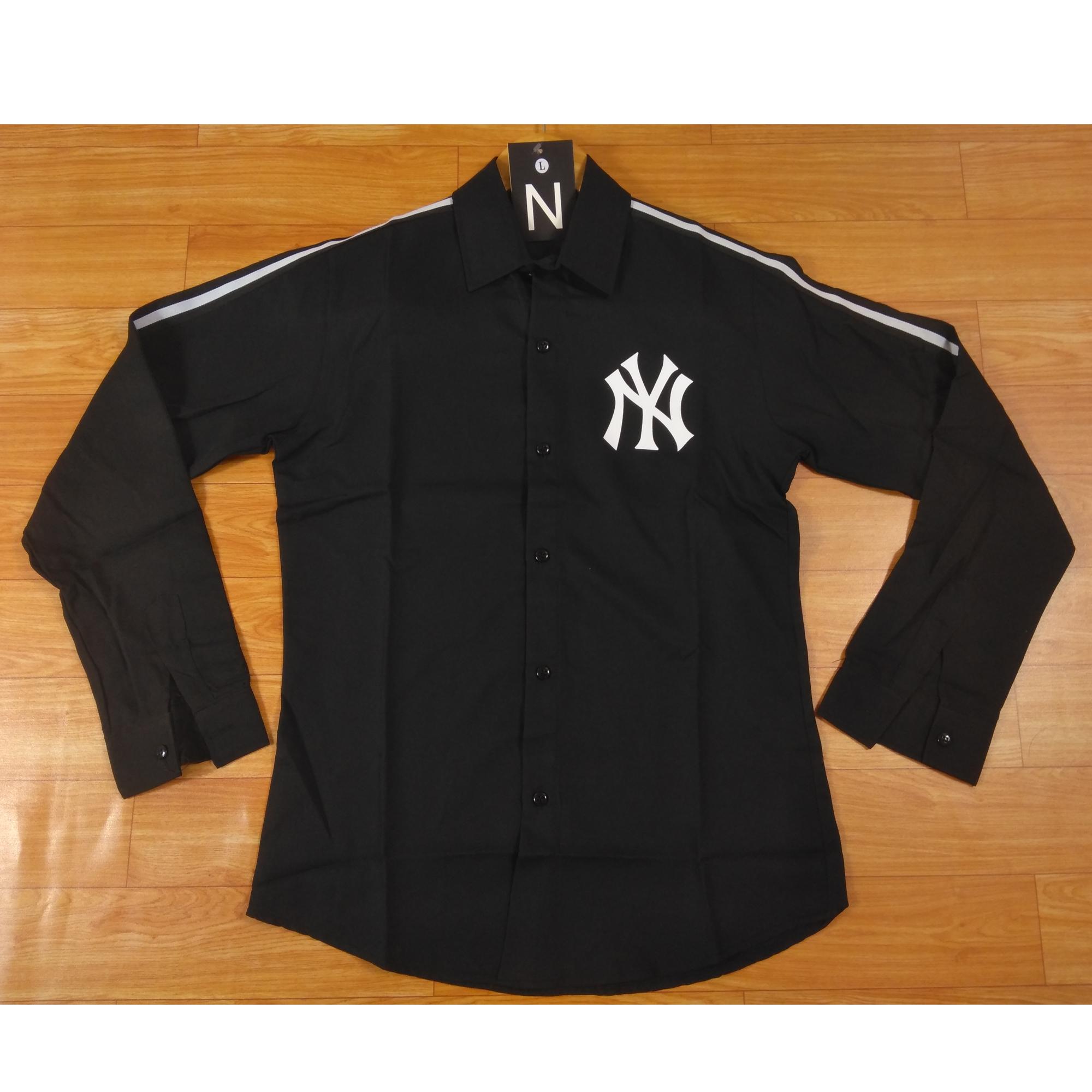 Áo Sơ Mi Nam Tay Dài Không Túi Màu Đen Một Sọc Ngang Vai, Họa Tiết Ny Asmnam102 Cao Cấp Chính Hãng Giá Rẻ Đẹp Bền Chất Lượng 2020