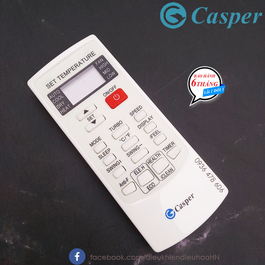 Điều khiển điều hòa Casper