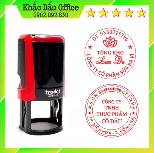 Khắc con dấu logo, con dấu tròn công ty chính hãng giá rẻ dấu in sắc nét bền đẹp