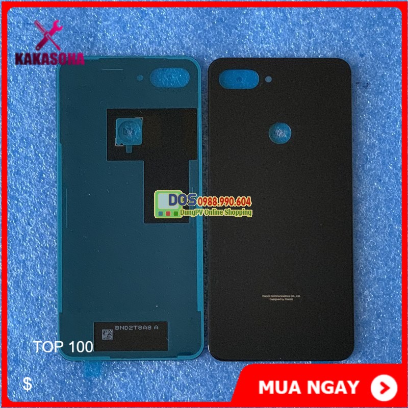 Vỏ máy, nắp lưng kính xiaomi mi8 lite, mi 8 lite