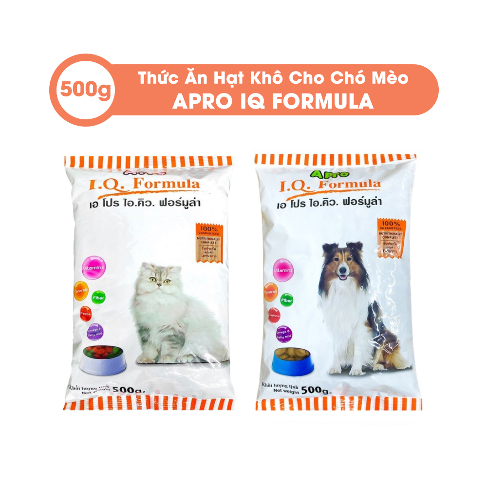 Thức ăn hạt khô cho chó mèo apro iq formula hàng nhập khẩu thái lan