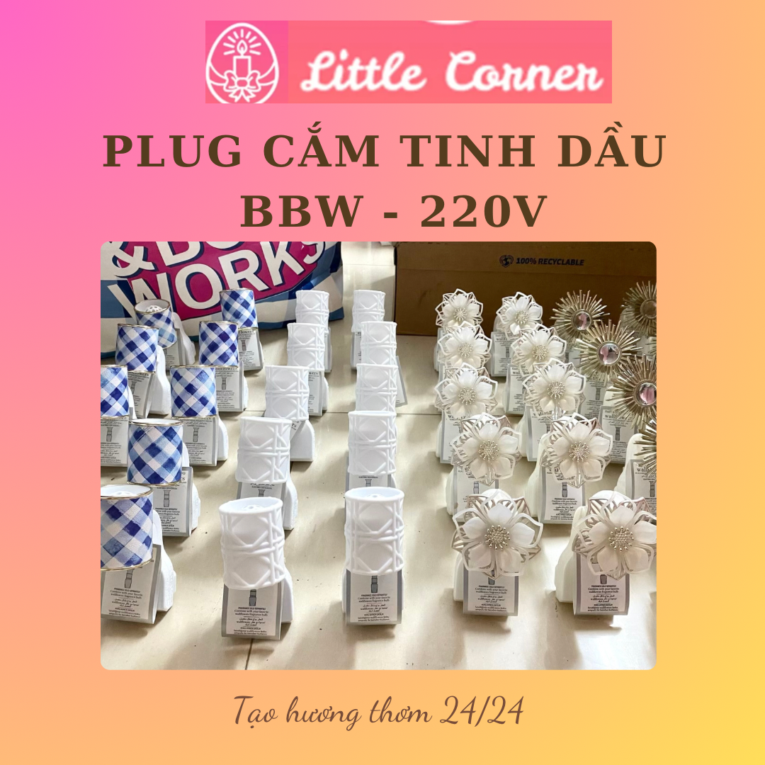 Plug cắm tinh dầu bath and body works 220v